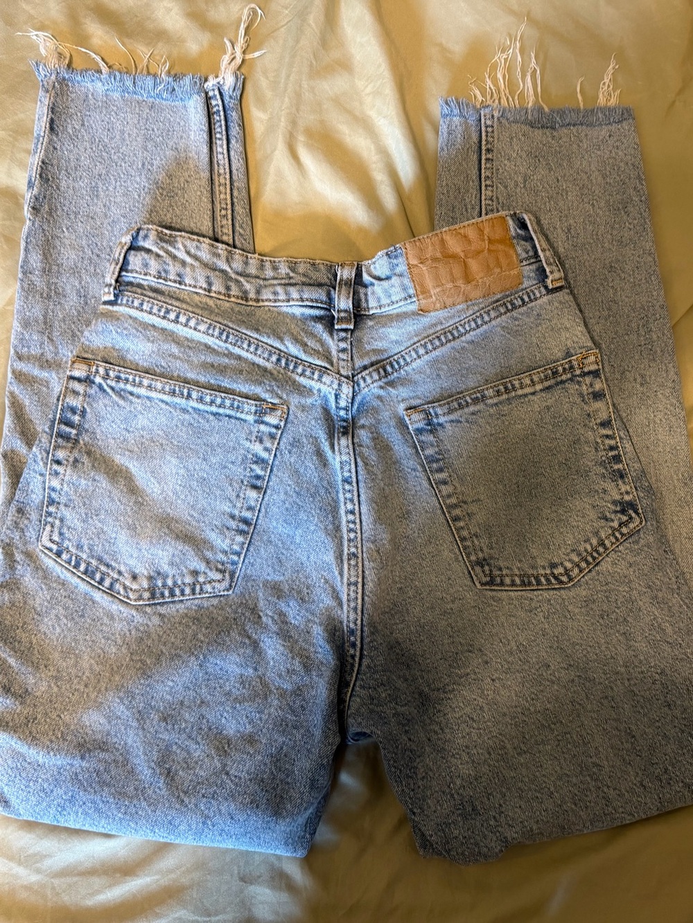 Classic Light Wash Blue Jeans